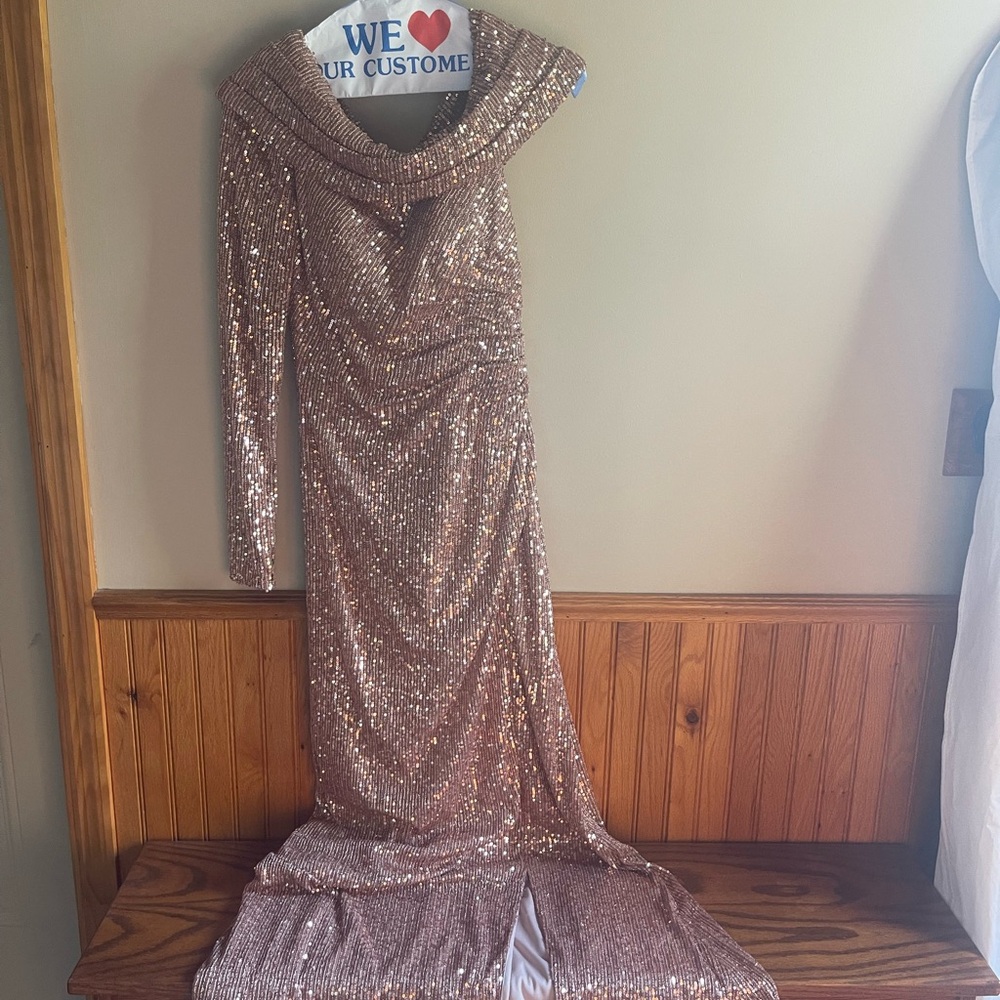 Sequin Gown - image 3
